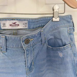 Hollister Distressed Mid-Rise Flare Leg Women's Jeans (Size 9R)